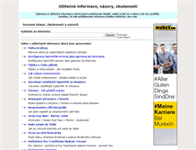 Tablet Screenshot of muj.pruvodce.info